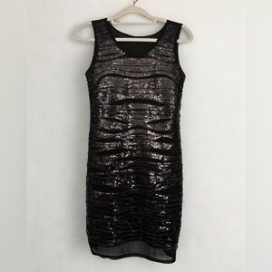 Little Black Sequin Dress